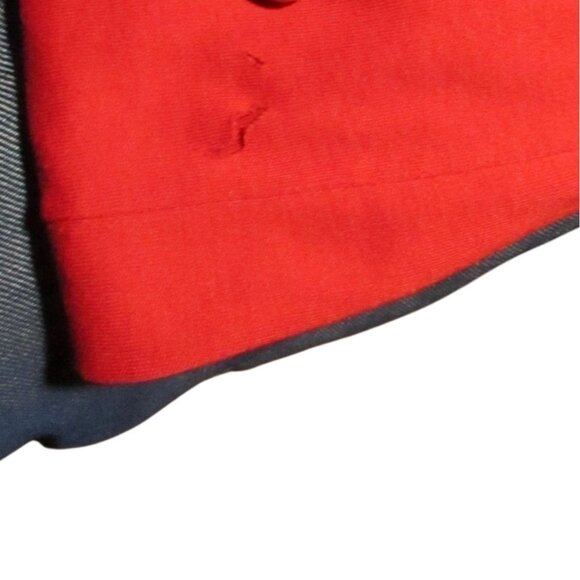 MOCK TURTLENECK SINGLE STITCH XL Vintage 1990's Men's Tee XL RED LS T-shirt USA - Picture 5 of 5